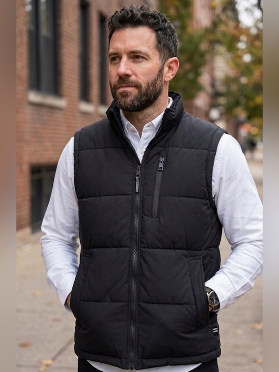 Nautica Other - Nautica Men's Black Puffer Vest Jacket Size Small